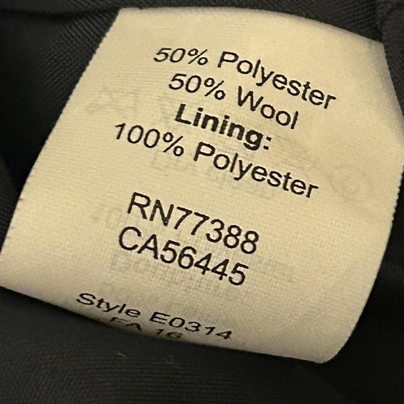 J Crew Pea Coat Womens 2 Navy Wool Blend Double Breasted Gold Buttons Short - Picture 4 of 8